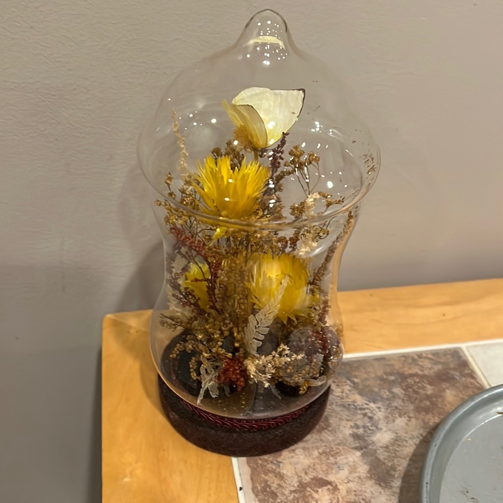 Dry flower decoration